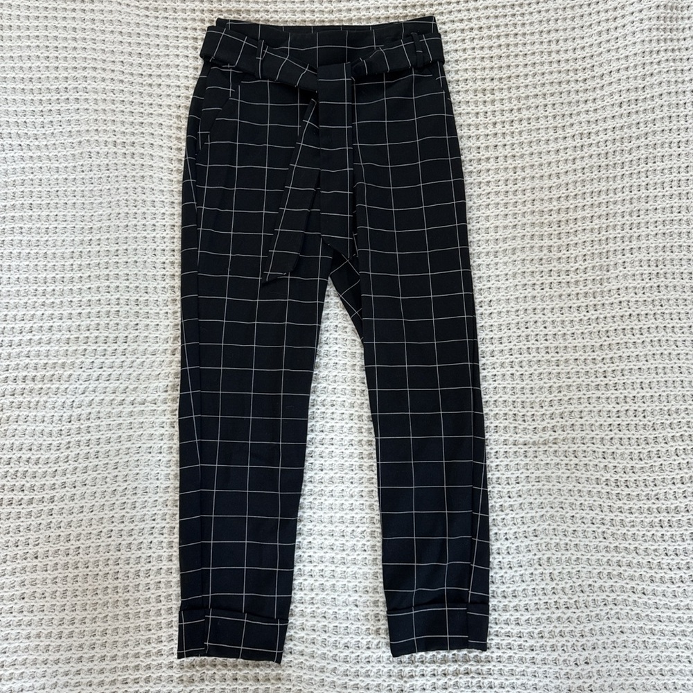 Stylish Black and White Checkered women’s pants